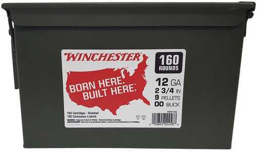 12 Gauge 160 Rounds Ammunition Winchester 2 3/4" 9 Pellets Target #9